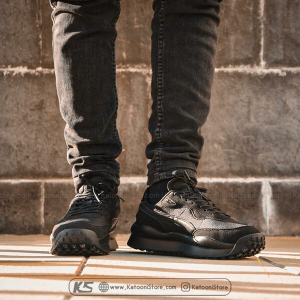 کفش اسپرت و کتونی پوما استایل رایدر ( تمام مشکی ) - Puma Style Rider OG Pack ( Full Black )