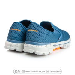کفش اسپرت و کتونی اسکیچرز گو واک 3 گوگا پیلرز ( سورمه ای نارنجی ) - Skechers GoWalk 3 Goga Pillars ( DarkBlue Orange )