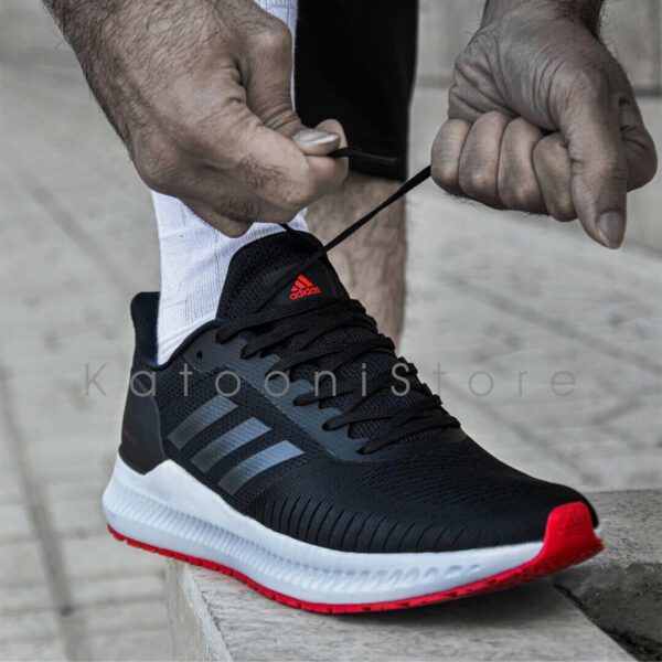 آدیداس ماراتن ( مشکی سفید قرمز ) - Adidas Marathon 16 TR ( Black White Red )