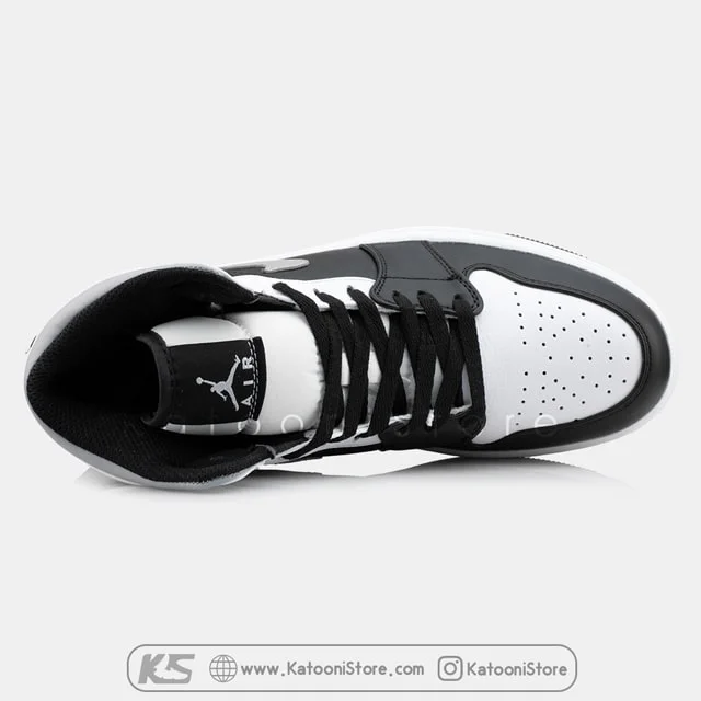 نایک ایرجردن 1 مید </br><span>Nike Air Jordan 1 Mid White Shadow (554724-073)</span>